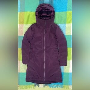 Lululemon Parka StretchSeal™ Sleet Street 600-Down-Fill Jacket Maroon Women’s
